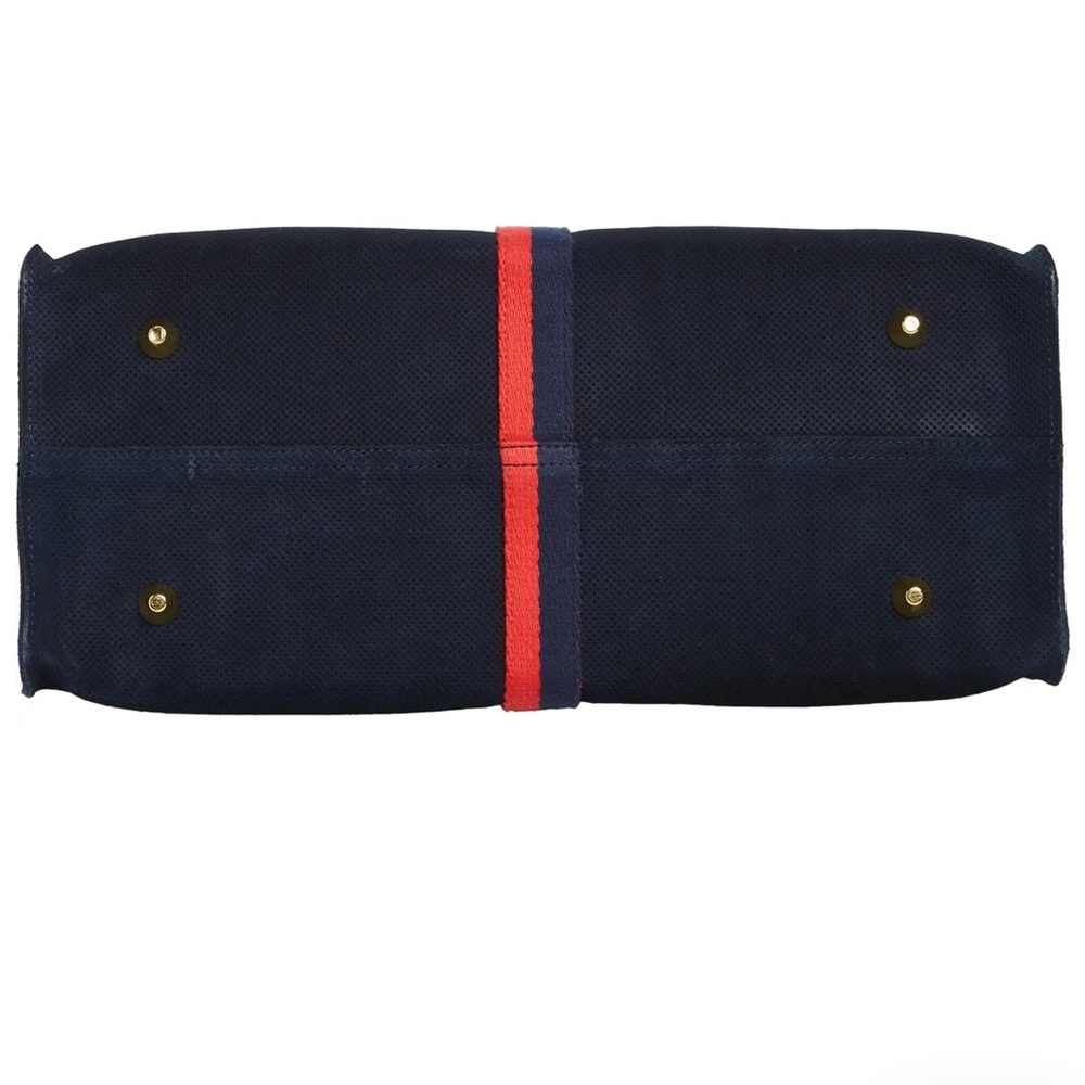 Clare V Navy and Red Tote Bag - Picture 3 of 7